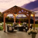 Backyard Discovery Brookdale 12ft x 10ft Cedar Wooden Gazebo