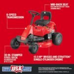 Craftsman 30-Inch 10.5 HP 344cc 6-Speed Riding Lawn Mower